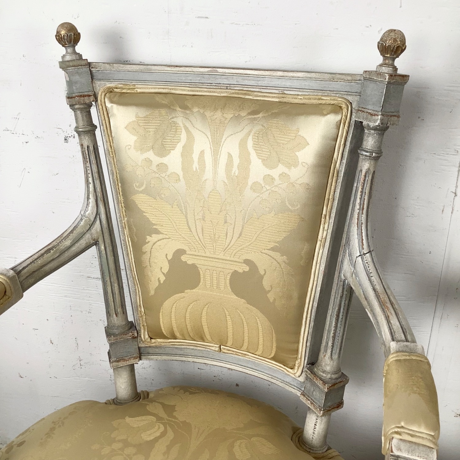 Neoclassical Louis XVI Revival Armchairs- Pair - image-23
