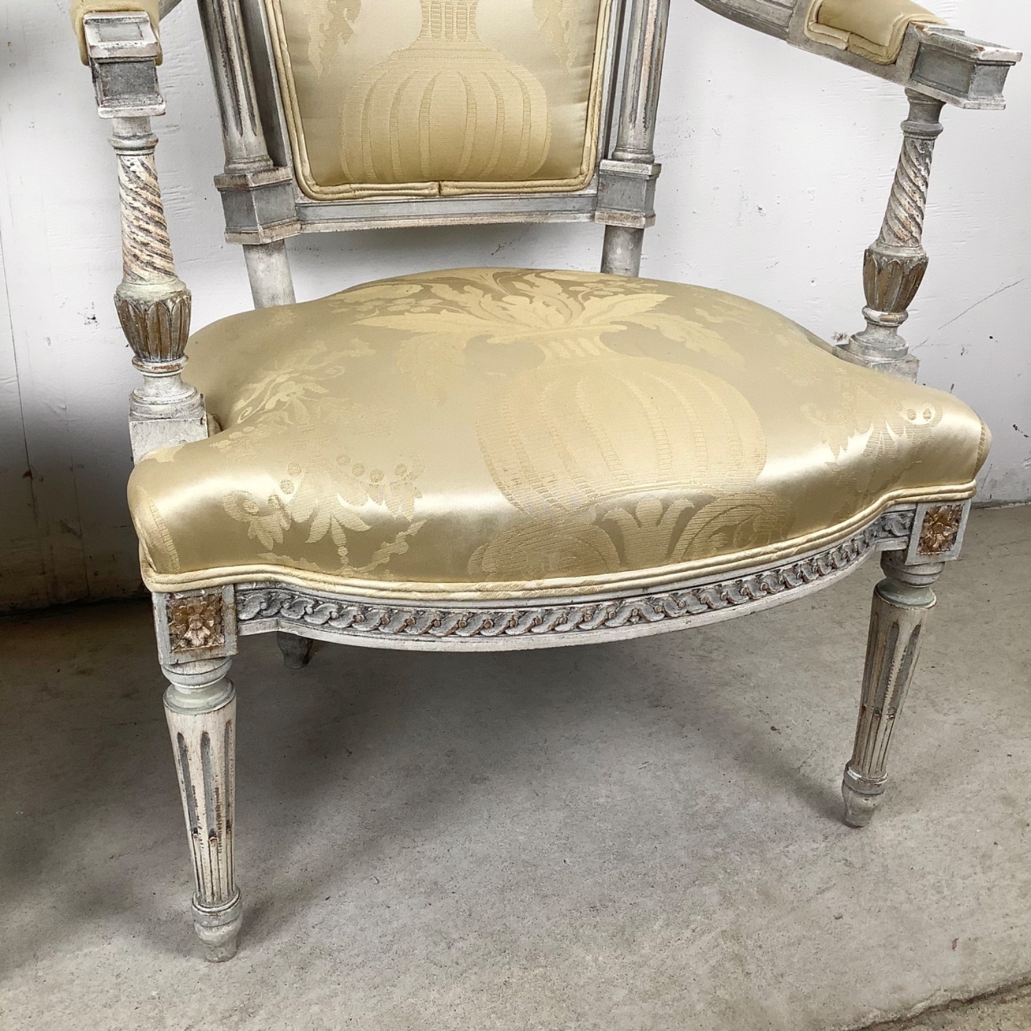 Neoclassical Louis XVI Revival Armchairs- Pair - image-22