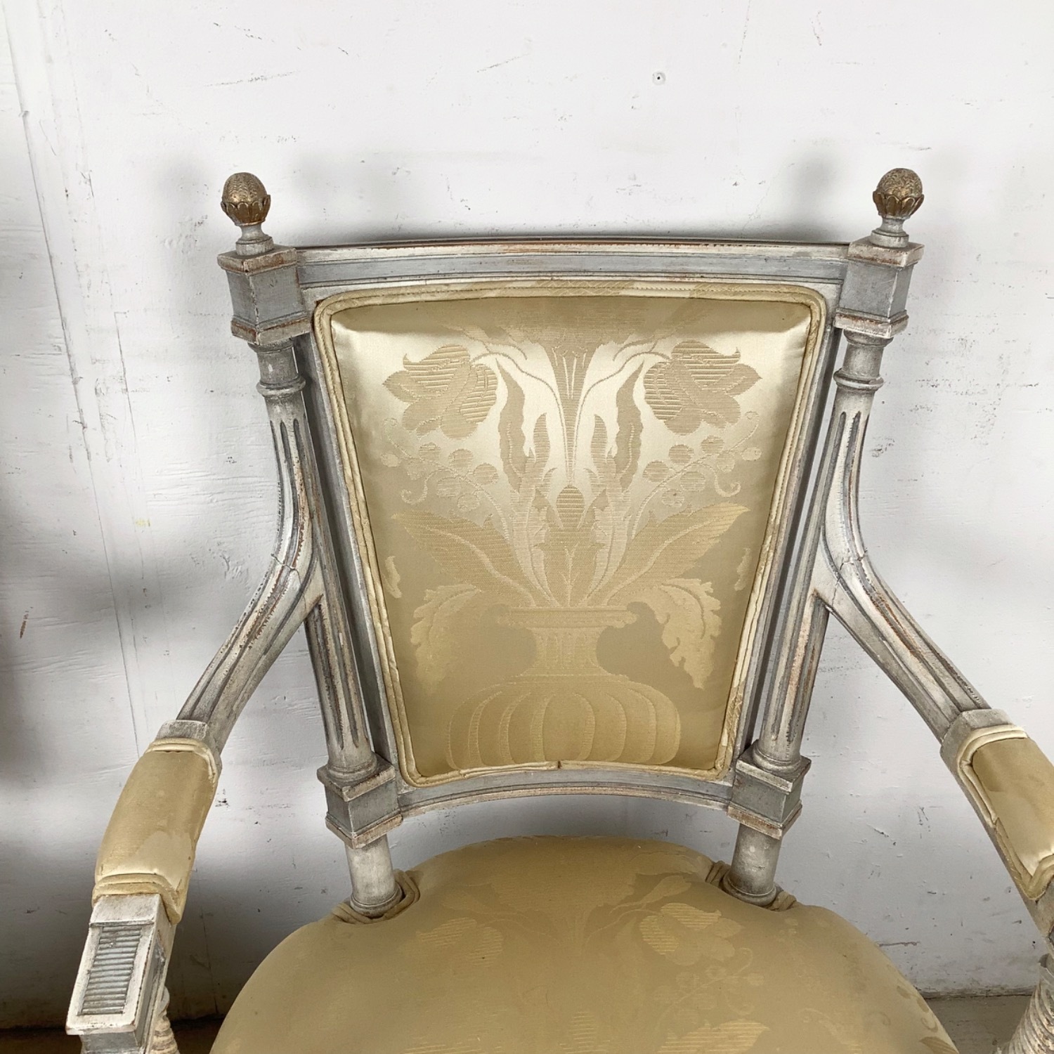 Neoclassical Louis XVI Revival Armchairs- Pair - image-14