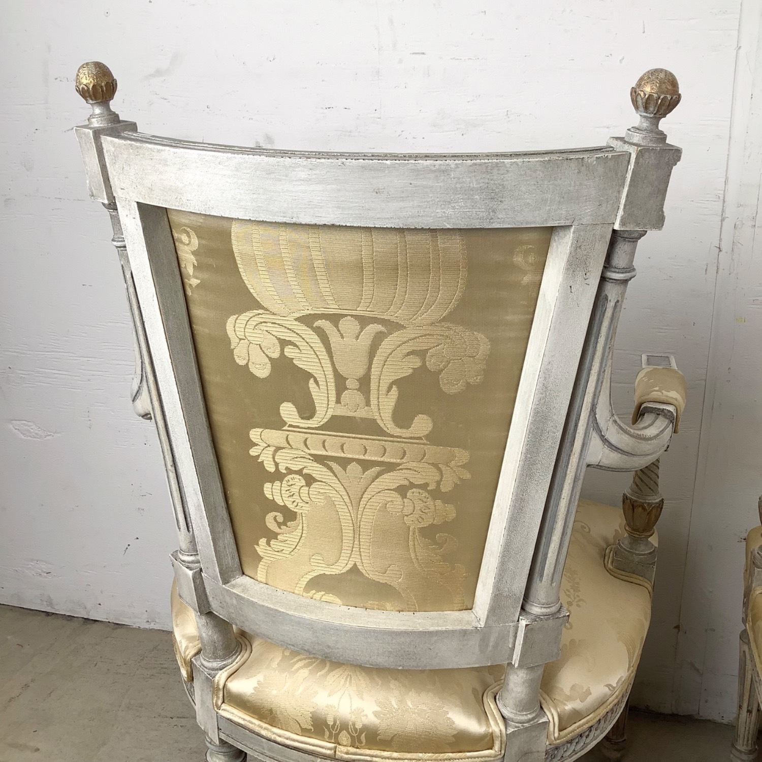 Neoclassical Louis XVI Revival Armchairs- Pair - image-9