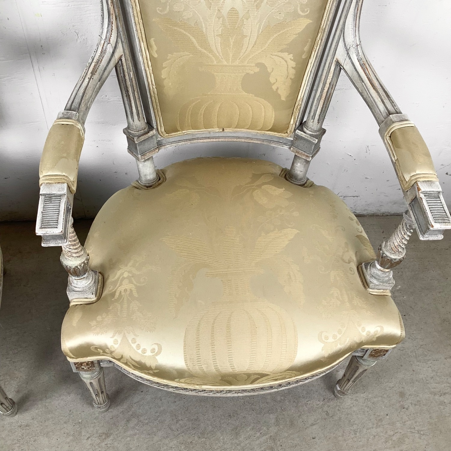 Neoclassical Louis XVI Revival Armchairs- Pair - image-15