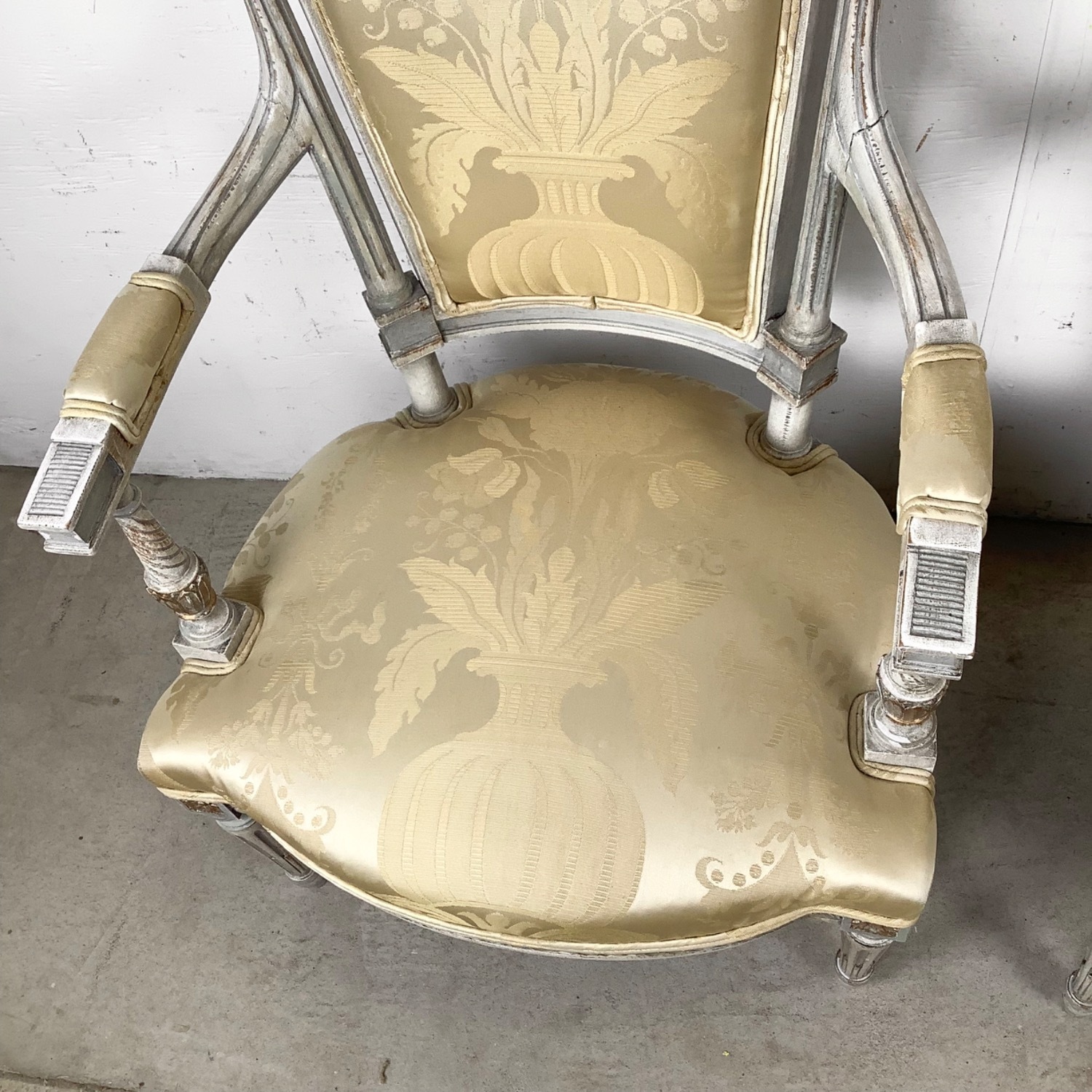 Neoclassical Louis XVI Revival Armchairs- Pair - image-24