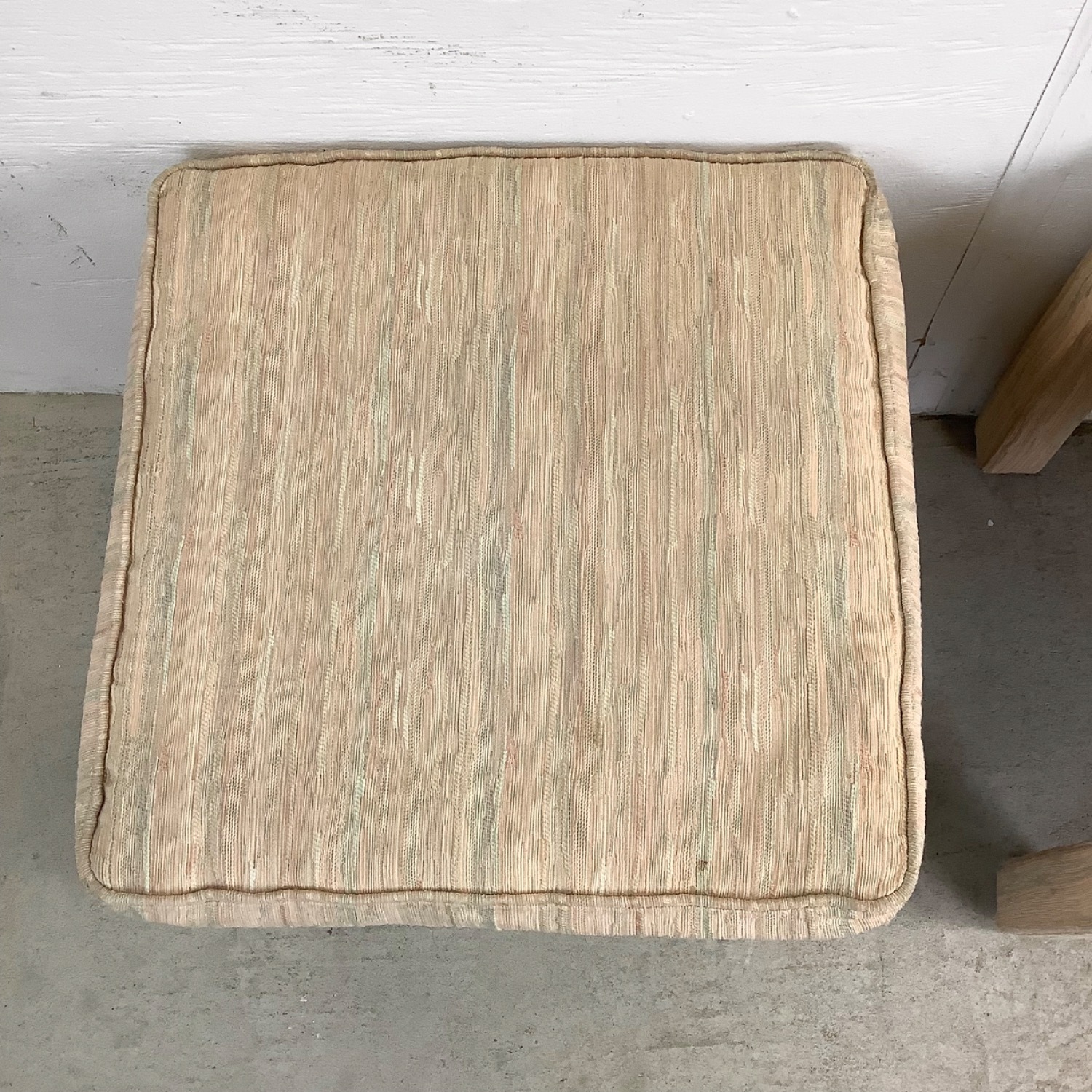 Pair of Sculptural Vintage Upholstered Stools - image-5