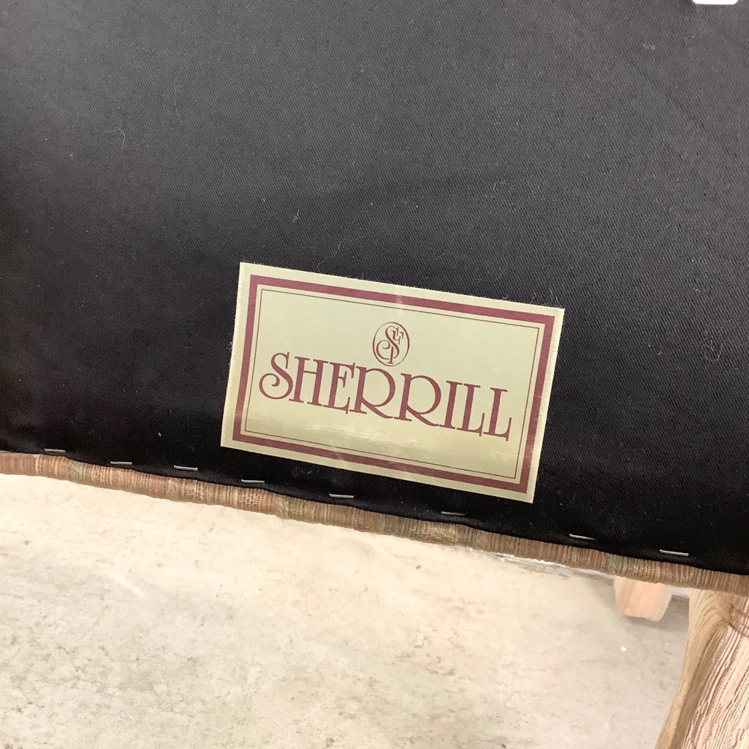 Pair of Sculptural Vintage Upholstered Stools - image-12