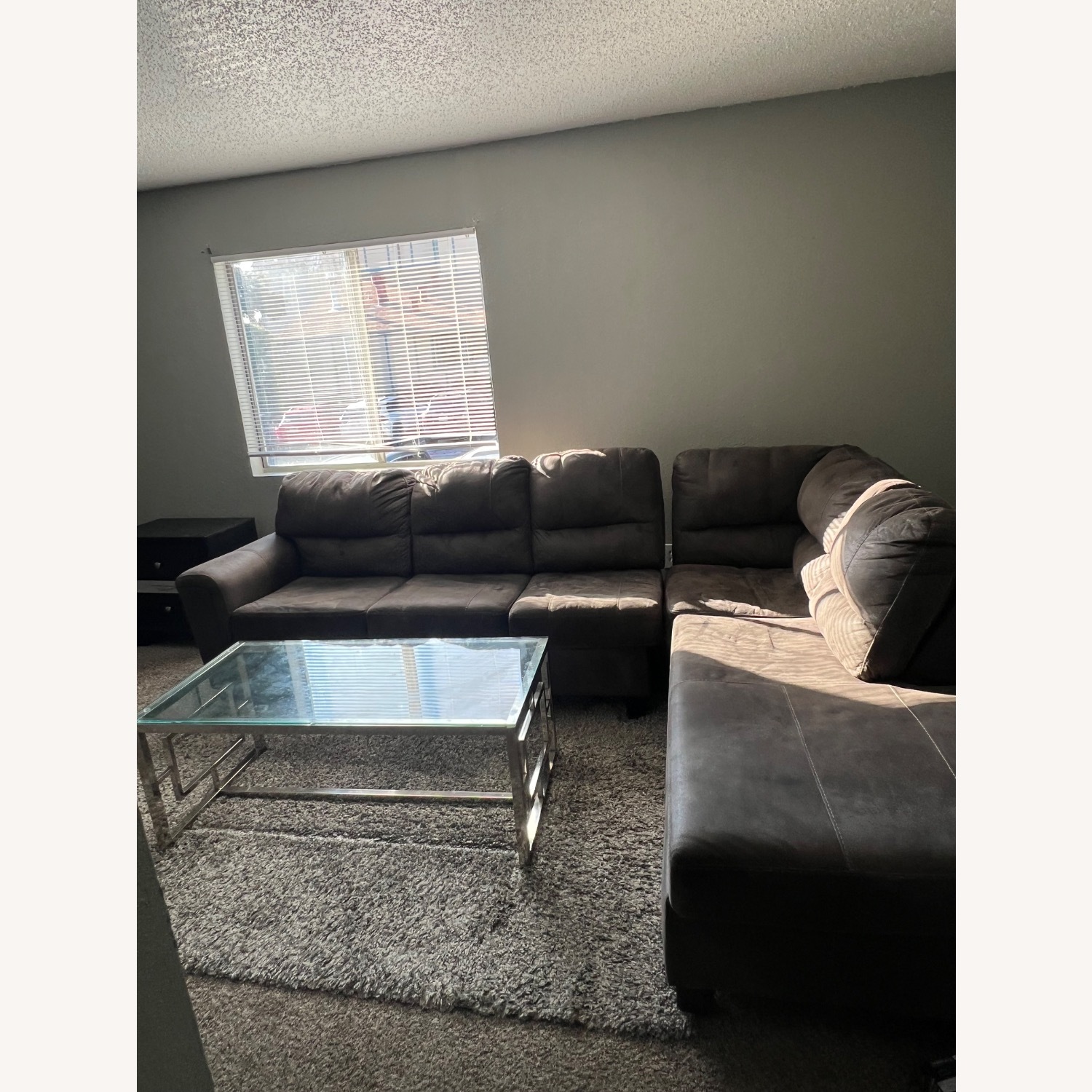 Dark Gray 2 Piece Sectional - image-3