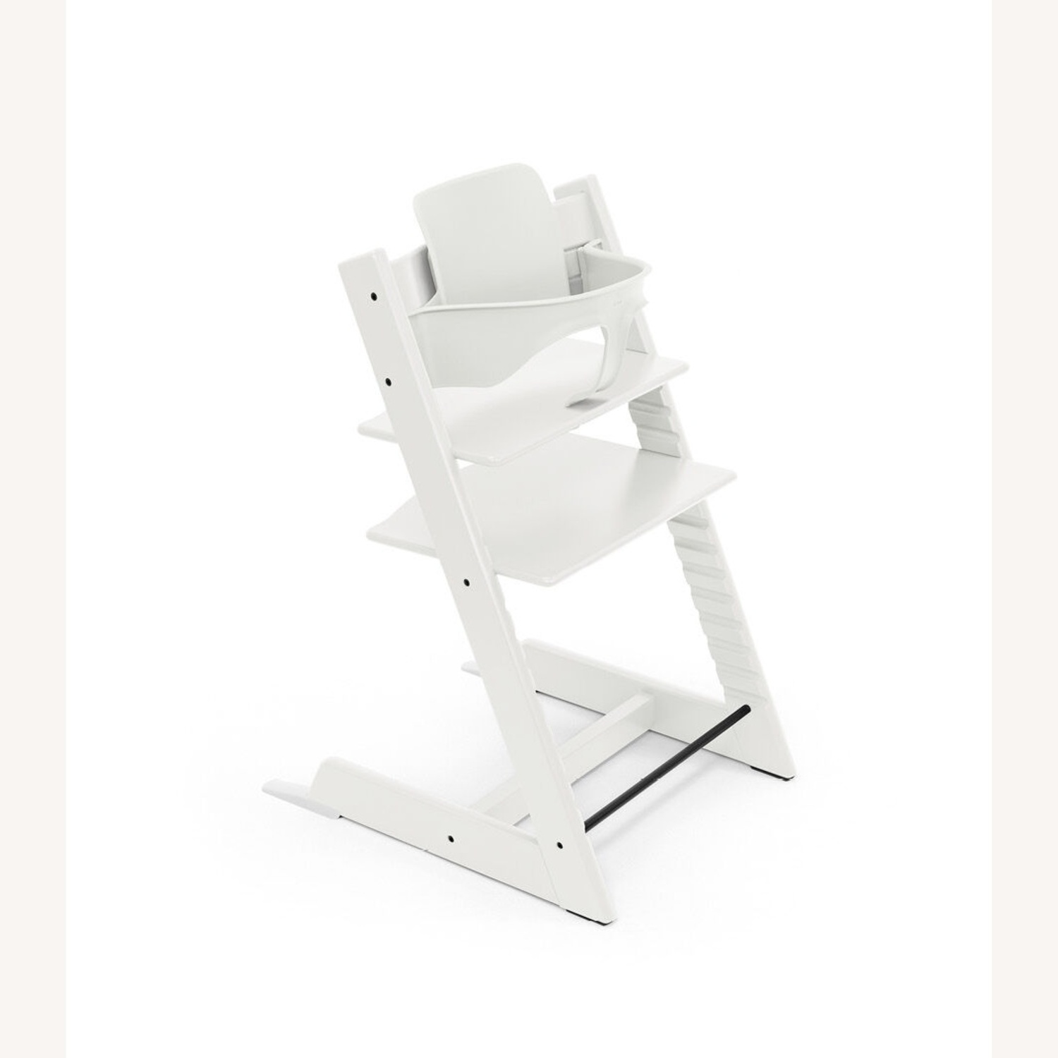 Stokke AS Tripp Trapp® Chair White Wood Stool - image-0