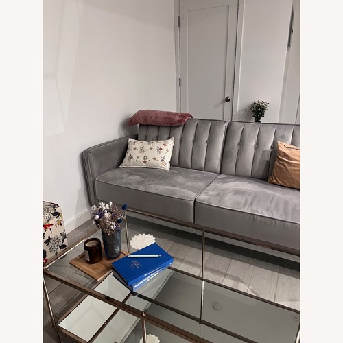 Used Perdue Velvet Sofa Bed  for sale on AptDeco