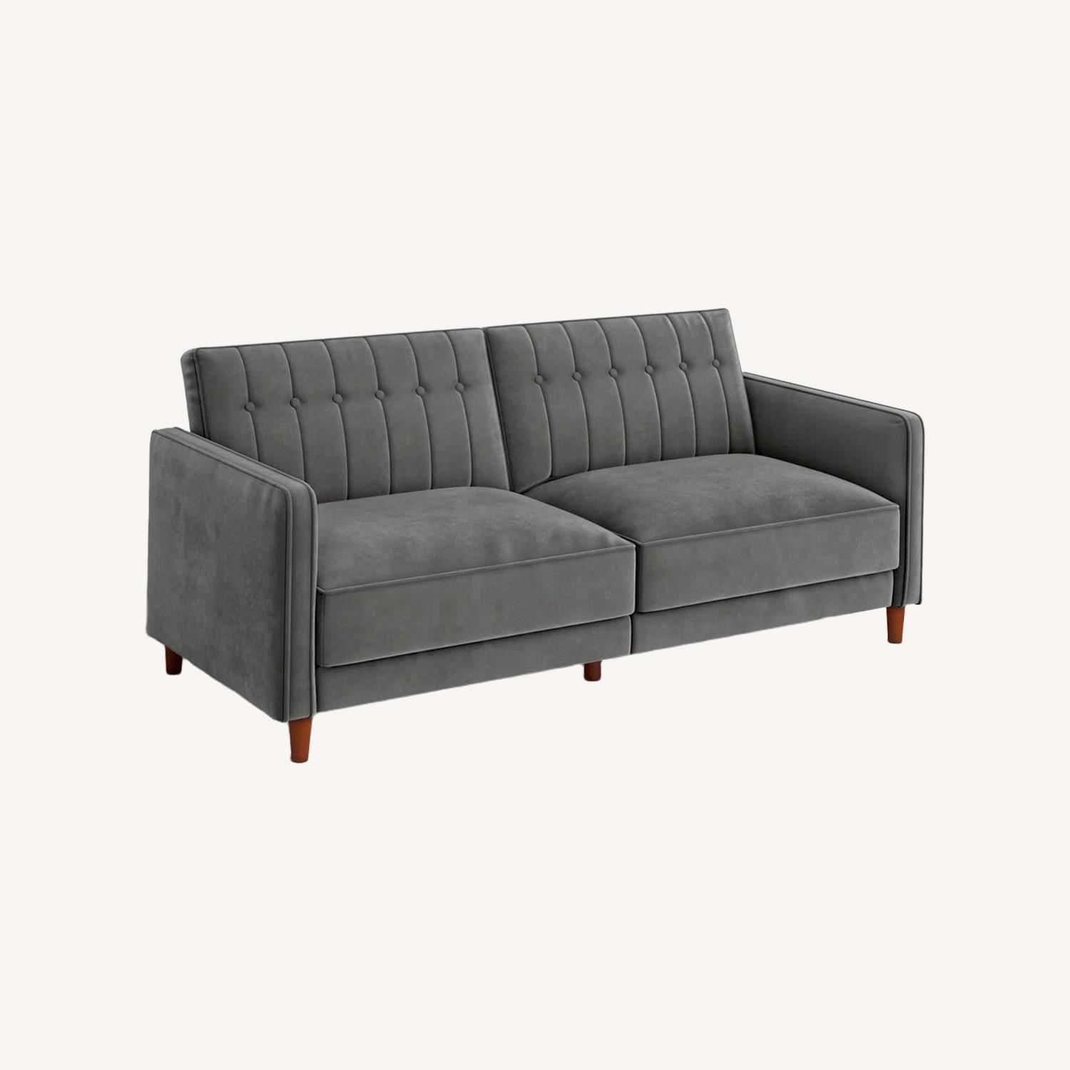 Perdue Velvet Sofa Bed - image-0