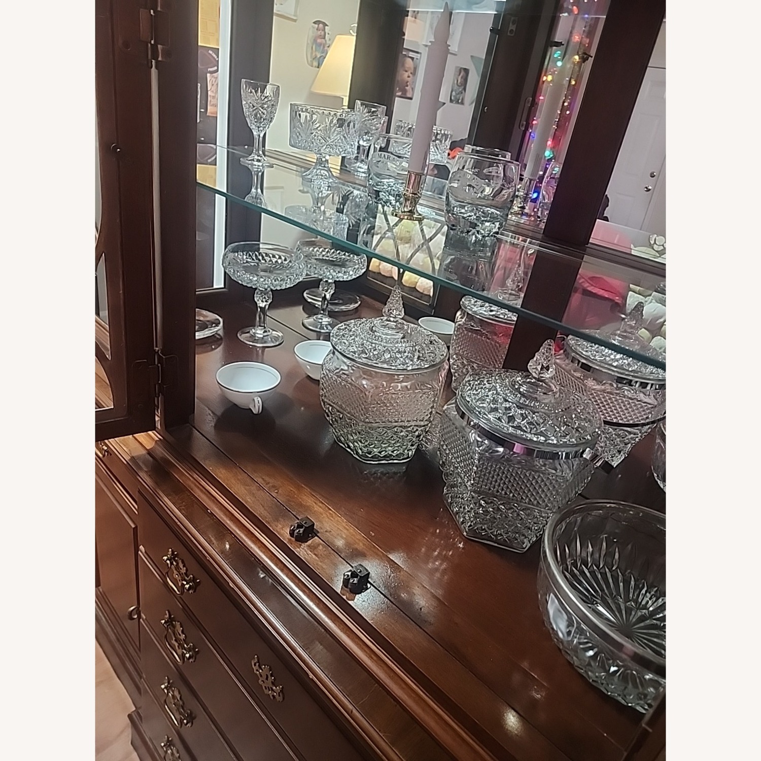 Kensington Furniture Dark Brown Wood Sideboard - image-2