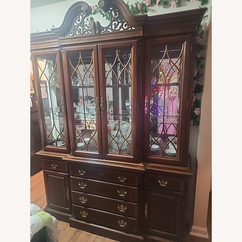 Used Kensington Furniture Dark Brown Wood Sideboard for sale on AptDeco