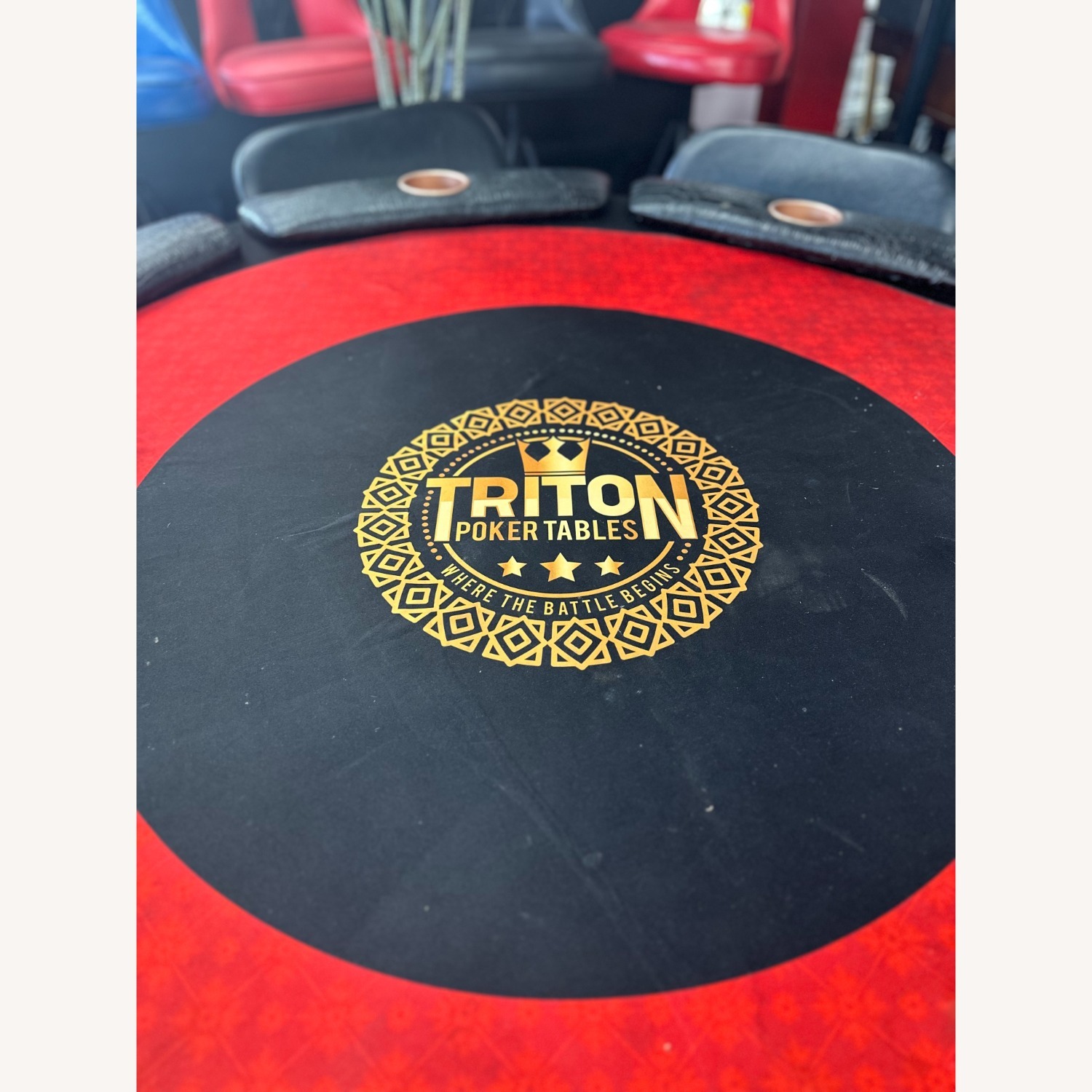 Black Leather Play Table - image-3