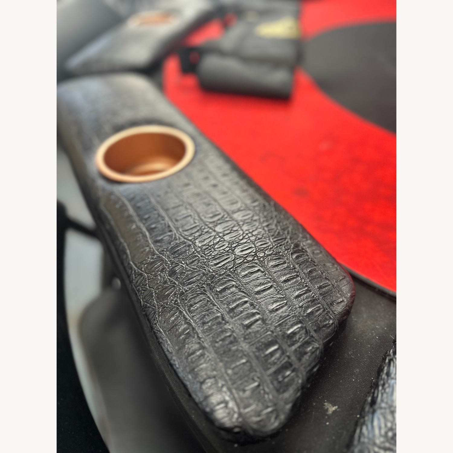 Black Leather Play Table - image-4