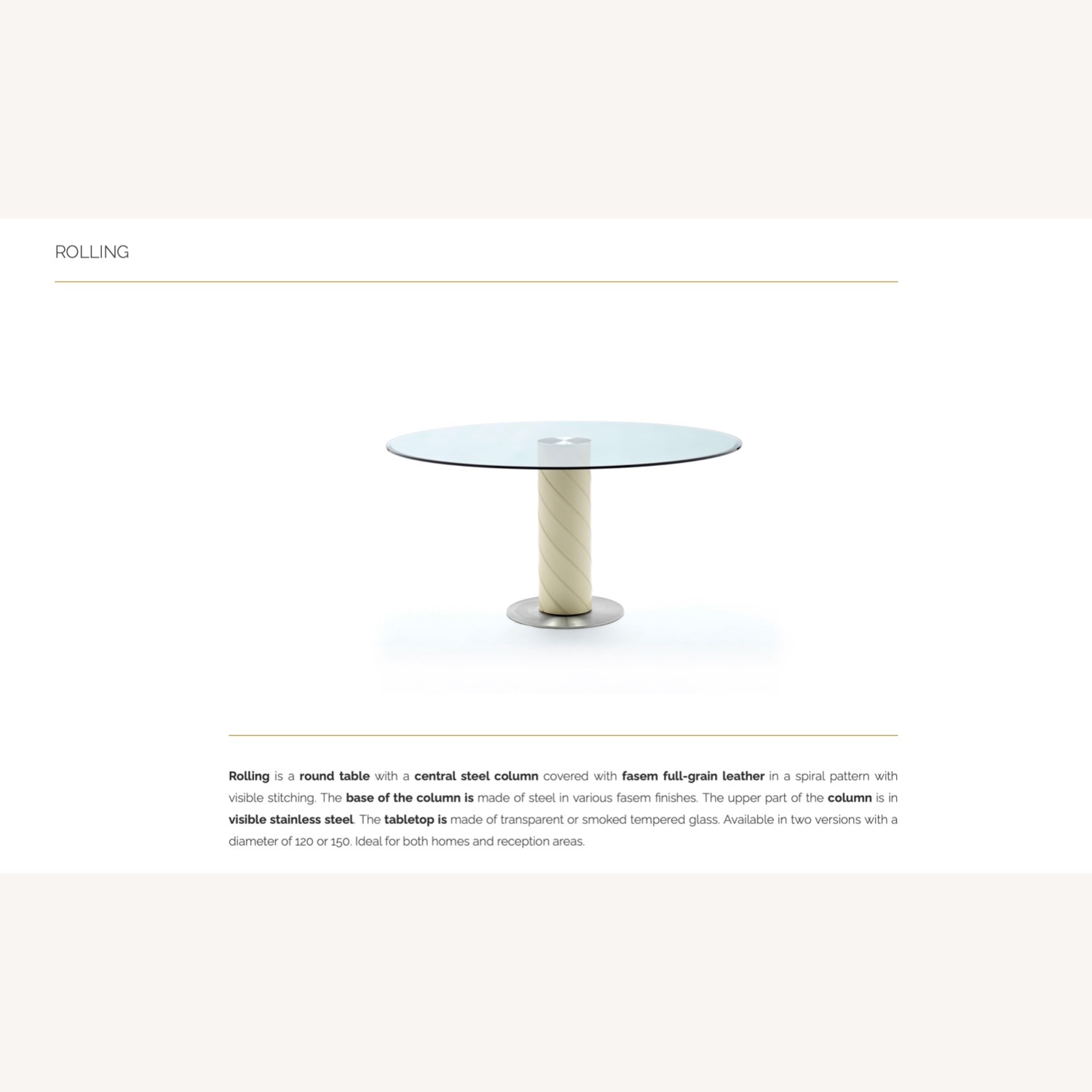 FASEM Rolling Table Dining Table - image-2