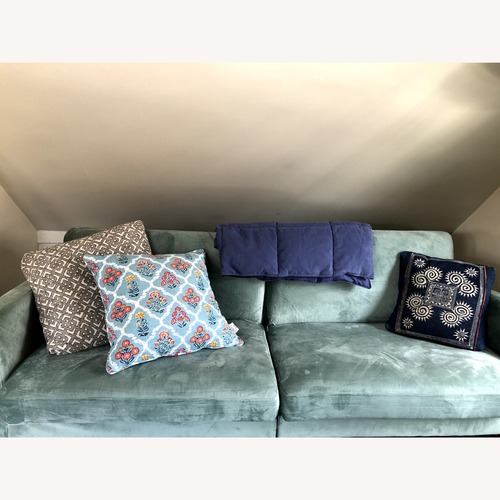 Used Earle Green Fabric Futon for sale on AptDeco