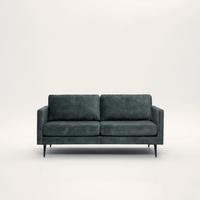 Earle Green Fabric Futon