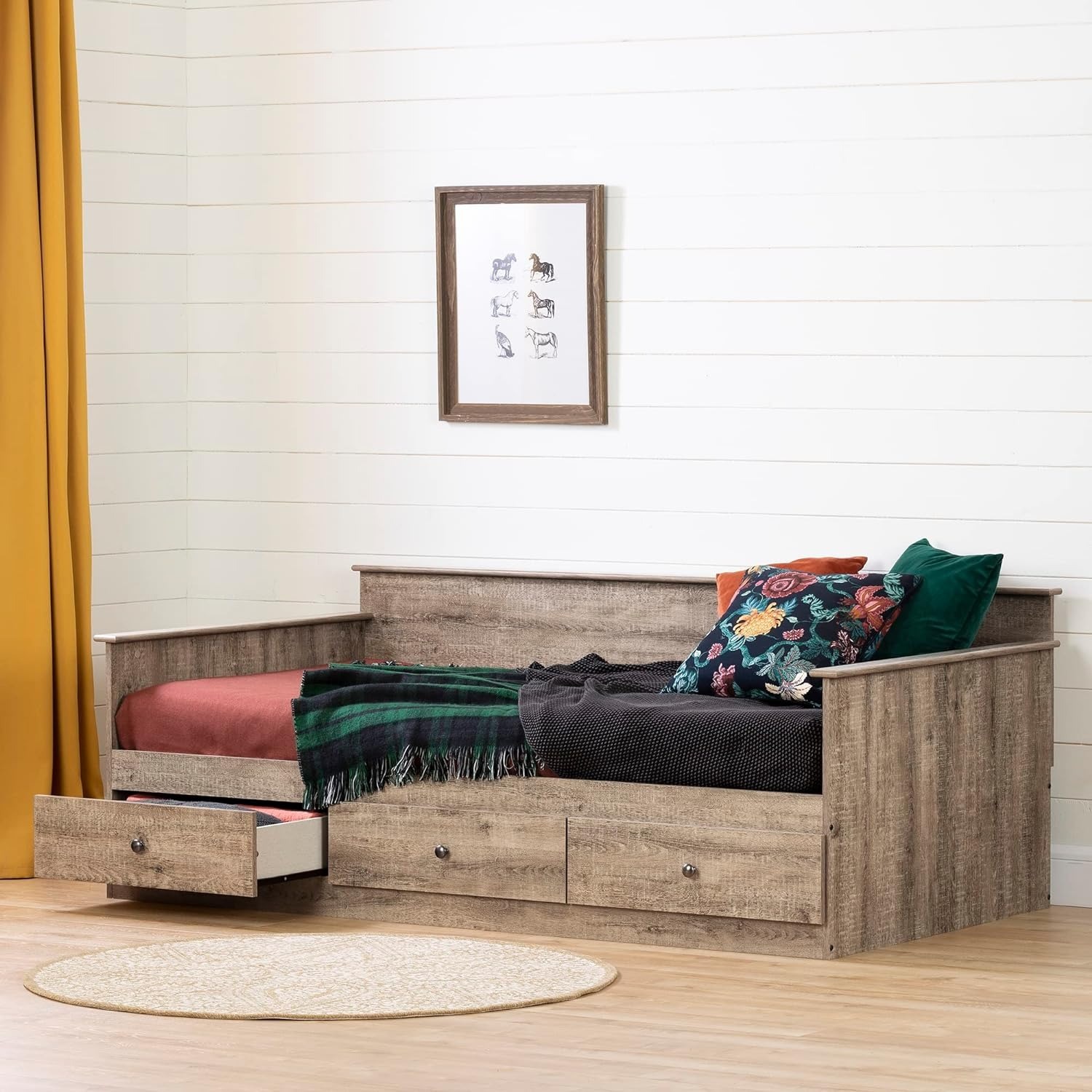 South Shore Furniture Natural Wood Daybed - image-1