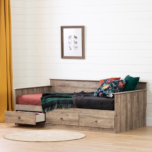 Used South Shore Furniture Natural Wood Daybed for sale on AptDeco
