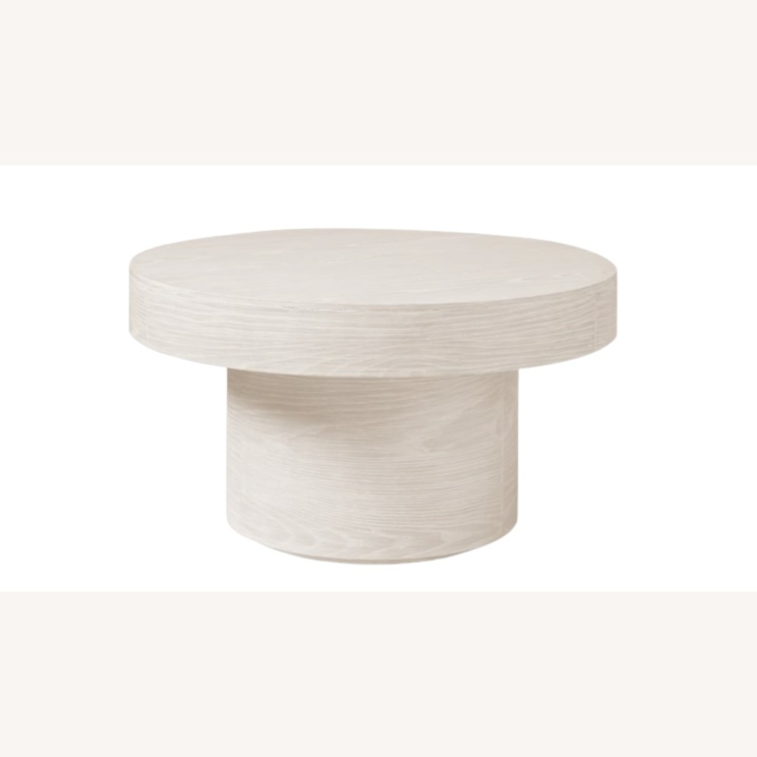 White Wood Coffee Table - image-0