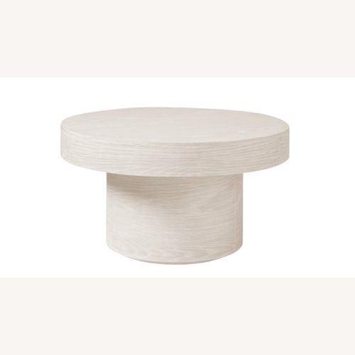 Used White Wood Coffee Table for sale on AptDeco