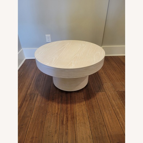 Used White Wood Coffee Table for sale on AptDeco
