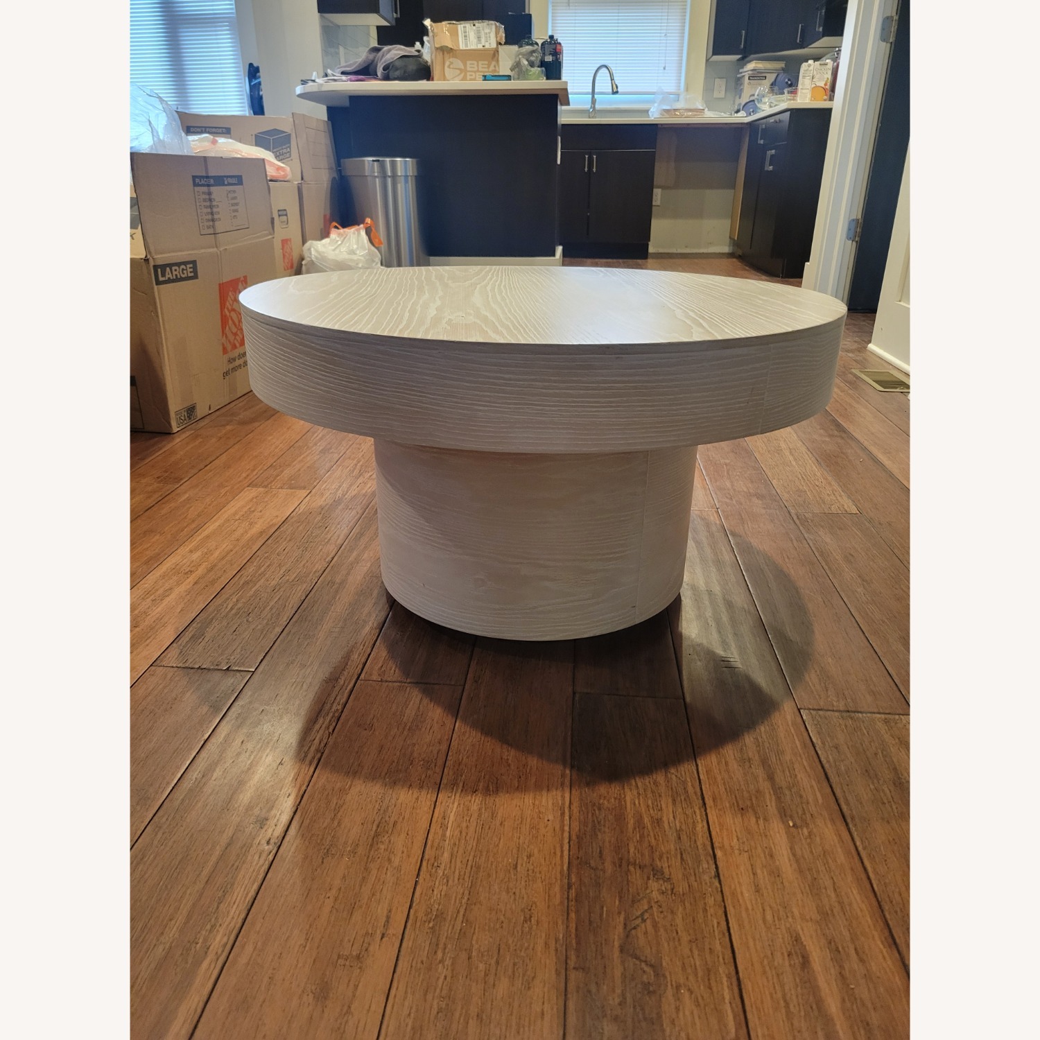 White Wood Coffee Table - image-2