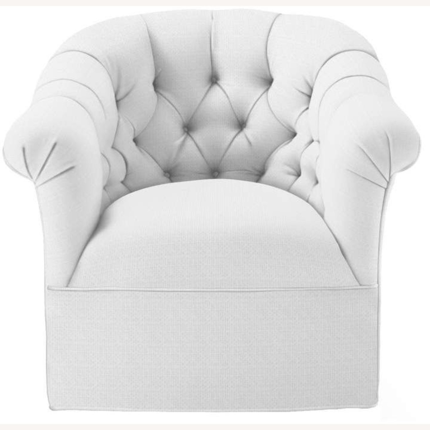 Serena & Lily Blue Linen Armchair - image-0