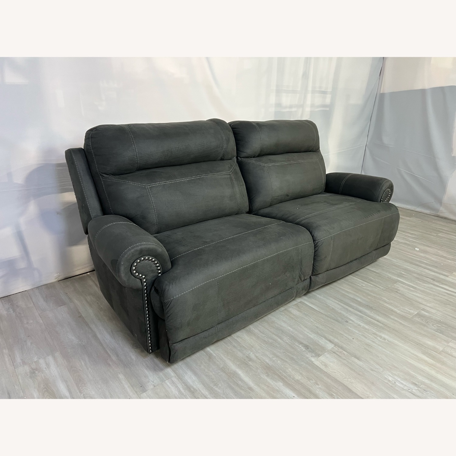 Raymour and Flanigan Reclining Sofa - image-8