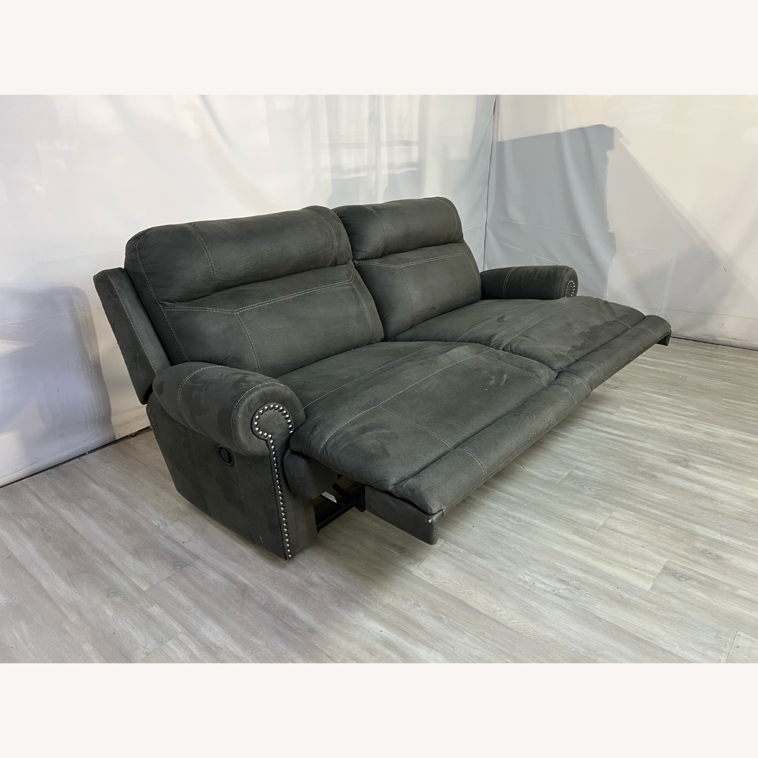 Raymour and Flanigan Reclining Sofa - image-10