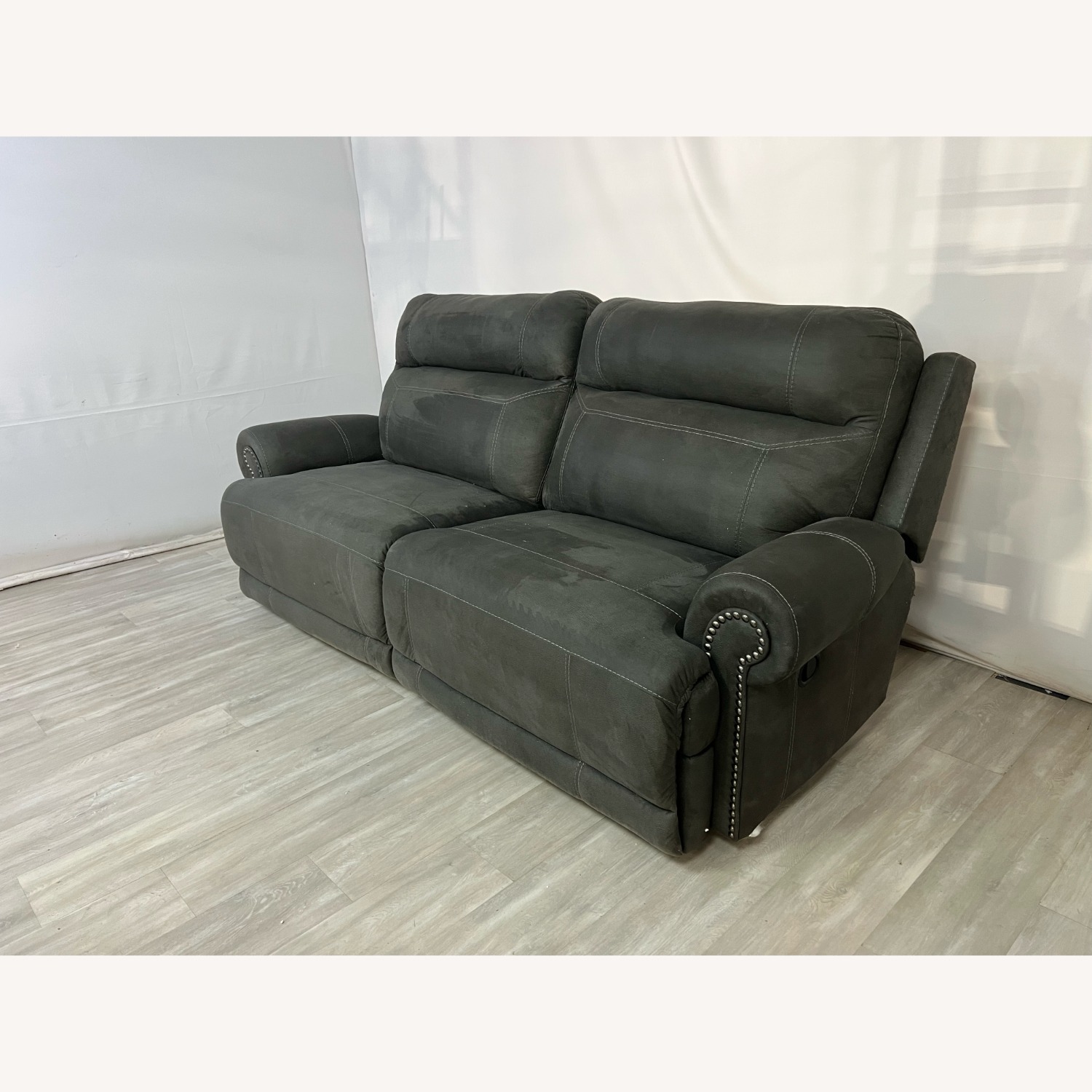 Raymour and Flanigan Reclining Sofa - image-1