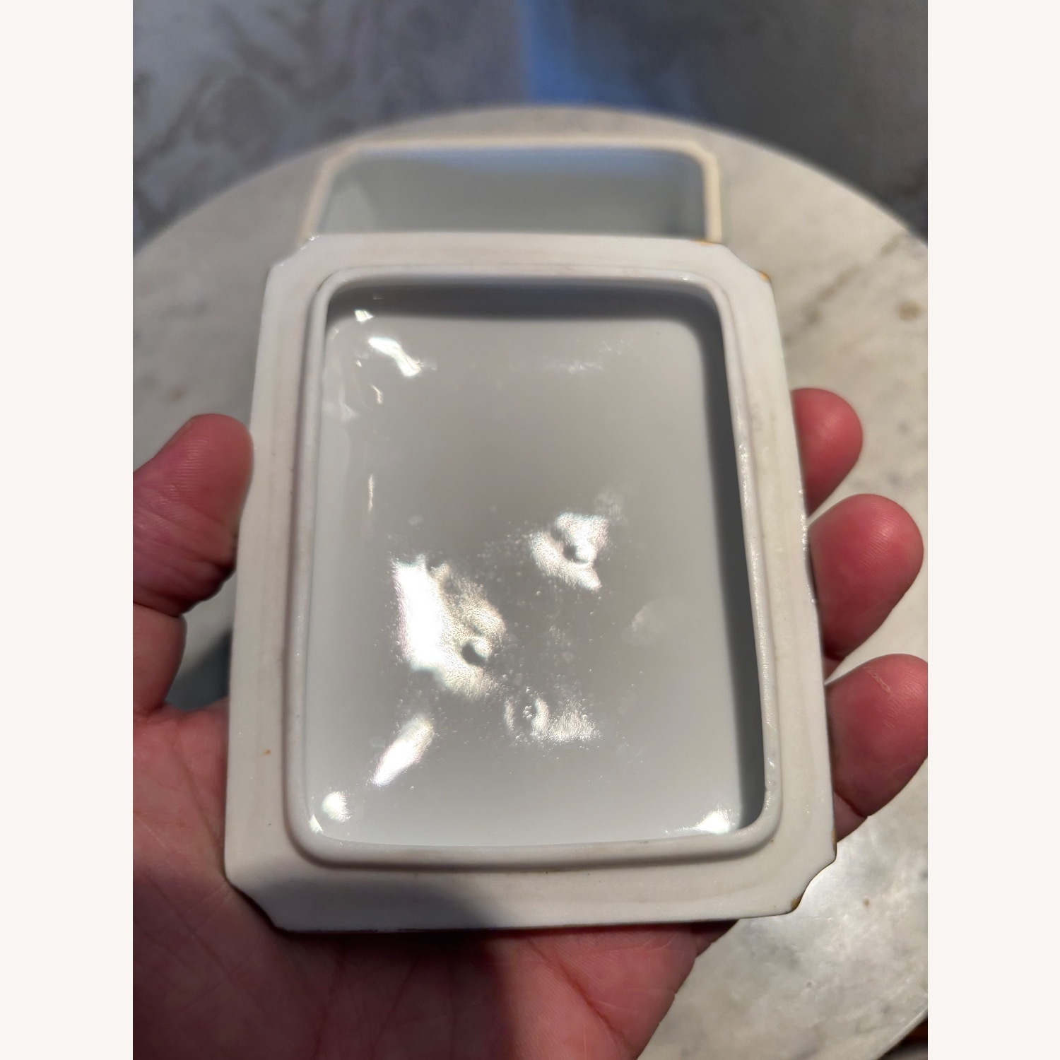 Antique Noritake Hand Painted Jewelry Box - image-11