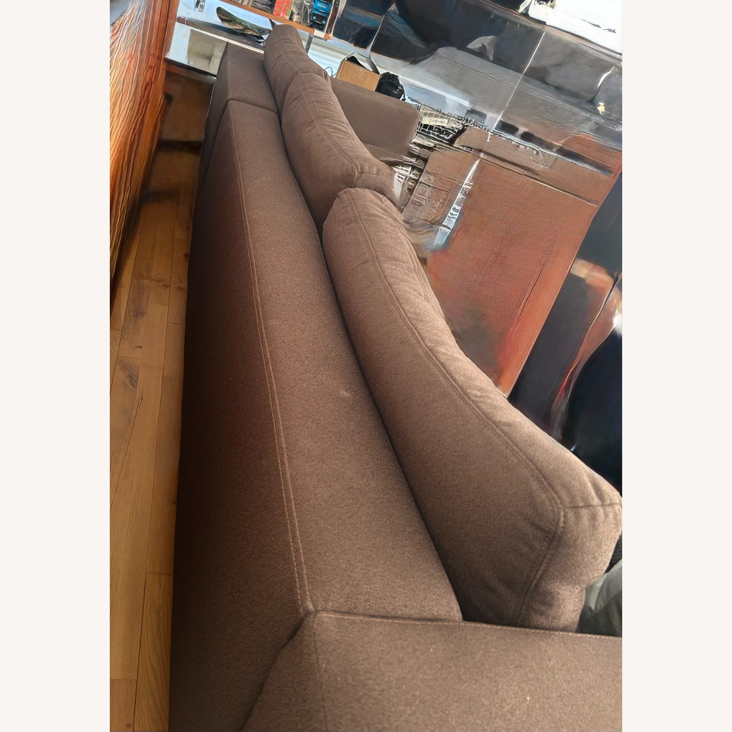 Design Within Reach Brown 2-Piece Sectional+Chaise - image-7