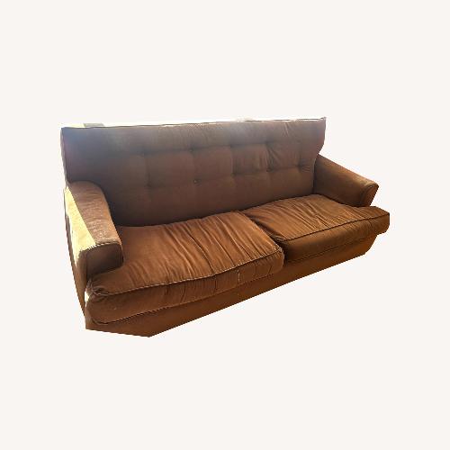 Used Dark Brown Fabric 3+ Seater Sofa for sale on AptDeco