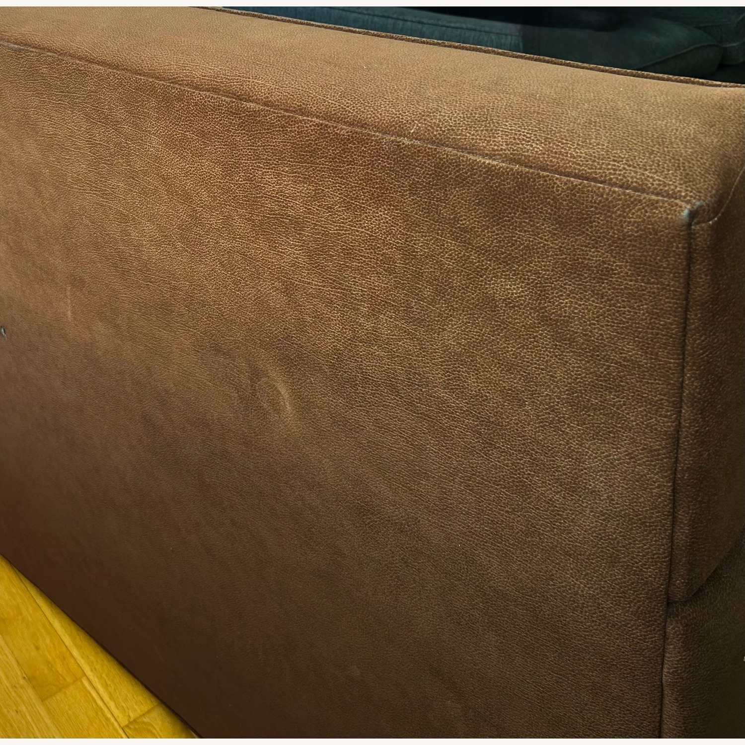 Dark Brown Fabric 3+ Seater Sofa - image-7