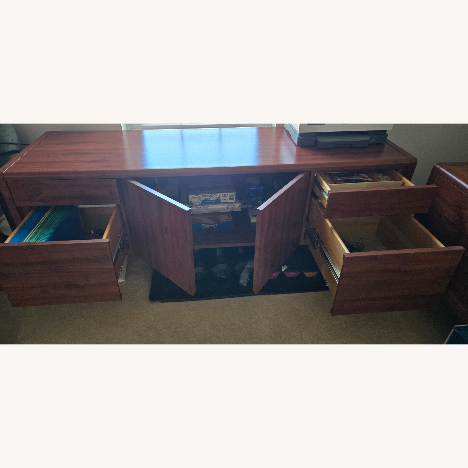 Solid Cherry Wood Credenza - image-2