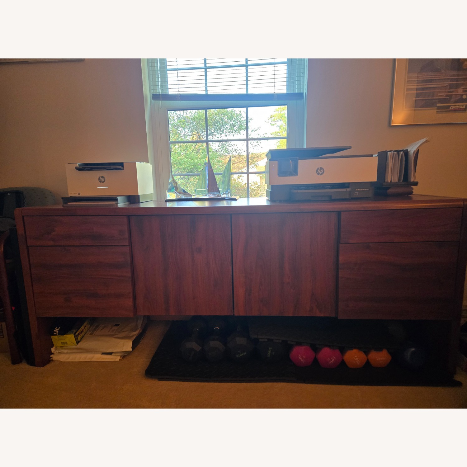 Solid Cherry Wood Credenza - image-0