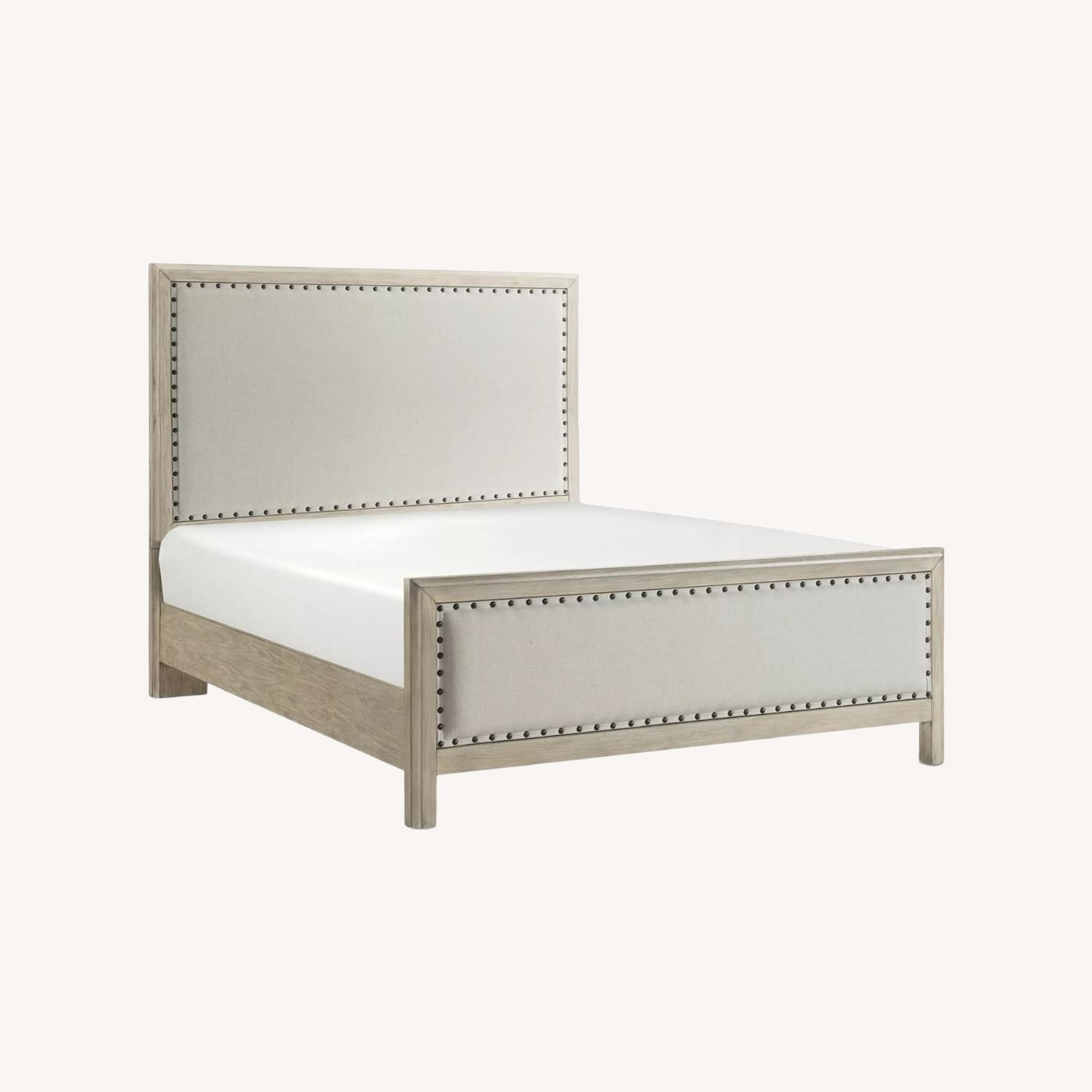 Macy's Kelly Clarkson Natural Wood Queen Bed - image-0