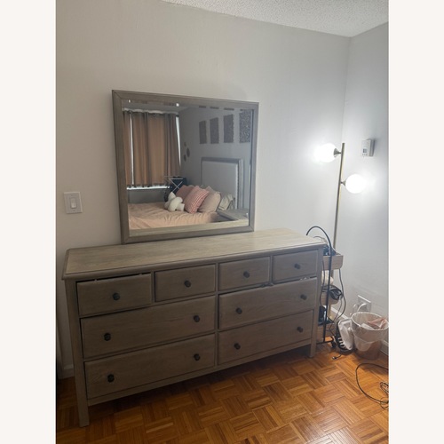 Used Macy's Kelly Clarkson Natural Wood Dresser for sale on AptDeco