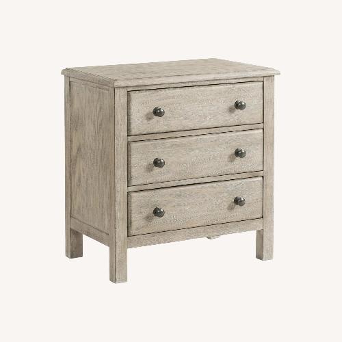 Used Macy's Kelly Clarkson Natural Wood Nightstand for sale on AptDeco