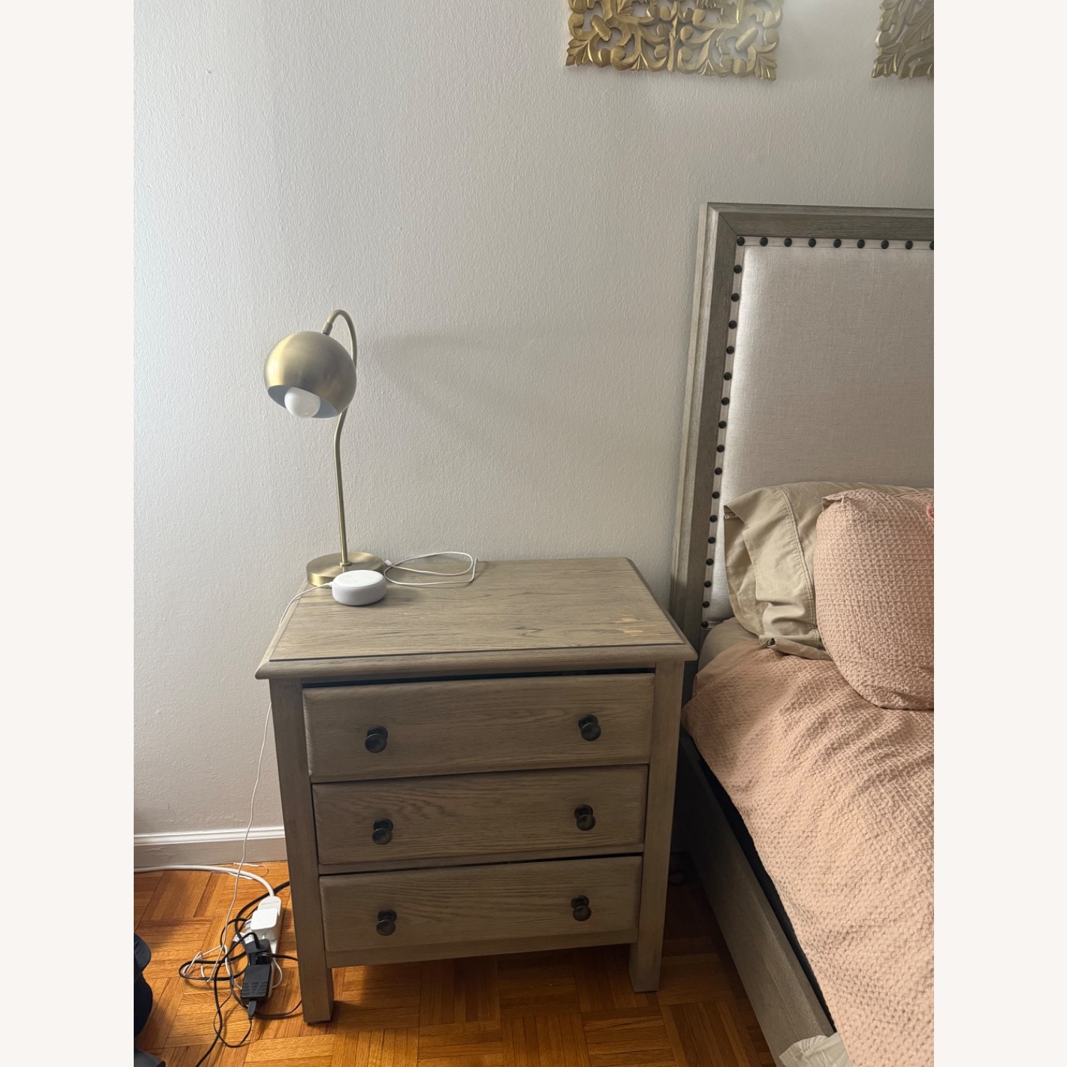 Macy's Kelly Clarkson Natural Wood Nightstand - image-2