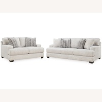 Ashley Furniture Natural Fabric 2 Seater Sofa