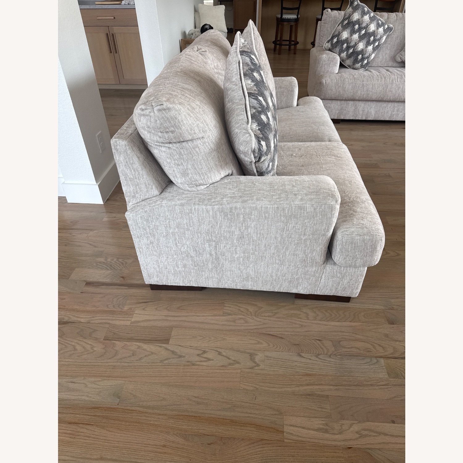 Ashley Furniture Natural Fabric 2 Seater Sofa - image-3