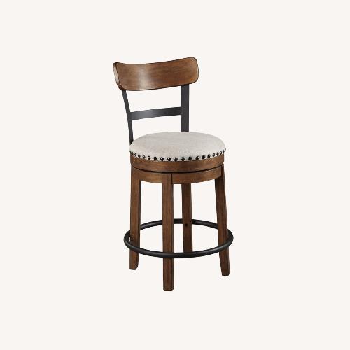 Used Ashley Furniture Light Brown Wood Stools for sale on AptDeco