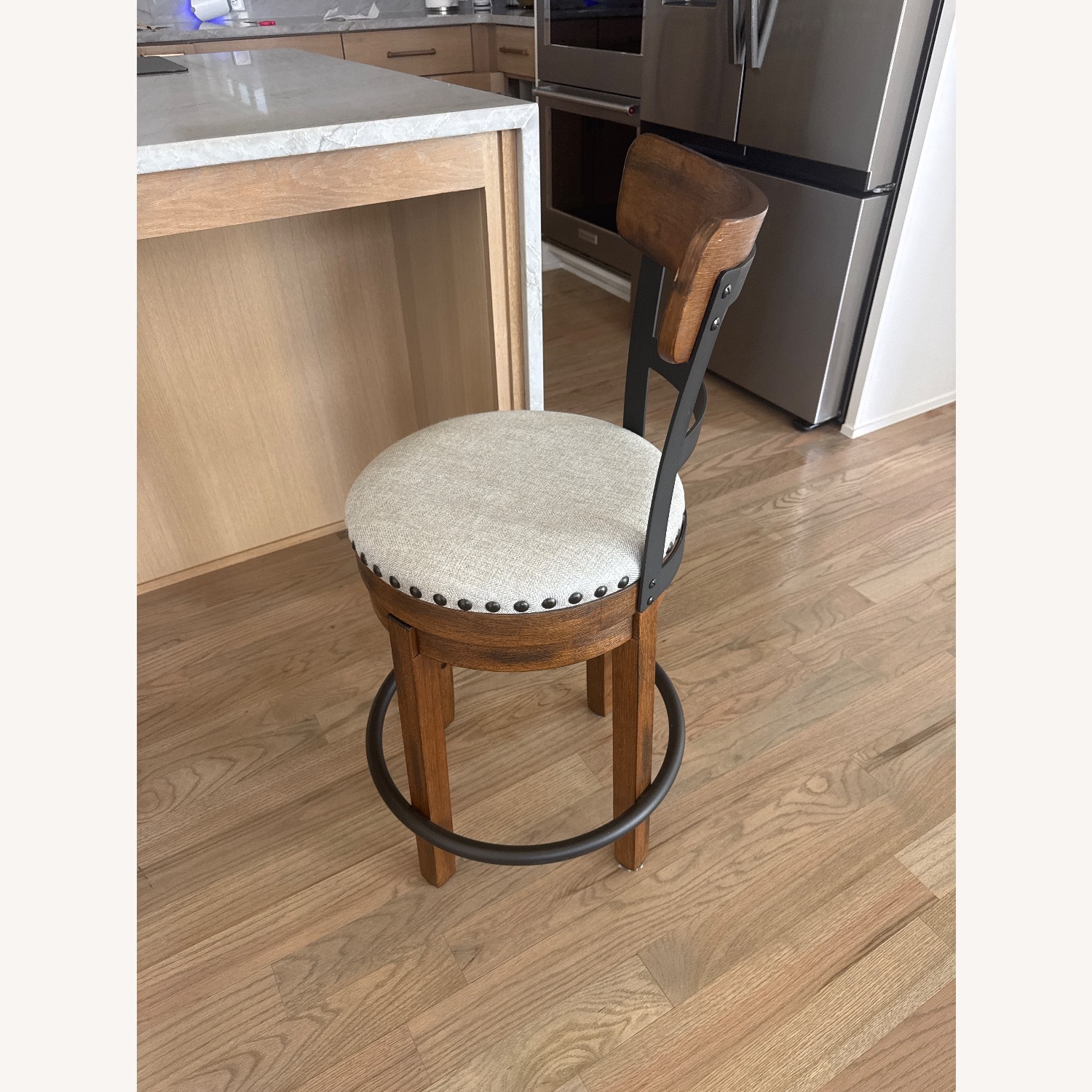 Ashley Furniture Light Brown Wood Stools - image-3