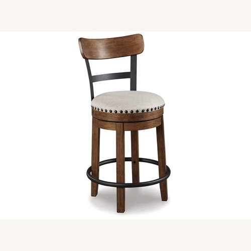 Used Ashley Furniture Light Brown Wood Stools for sale on AptDeco