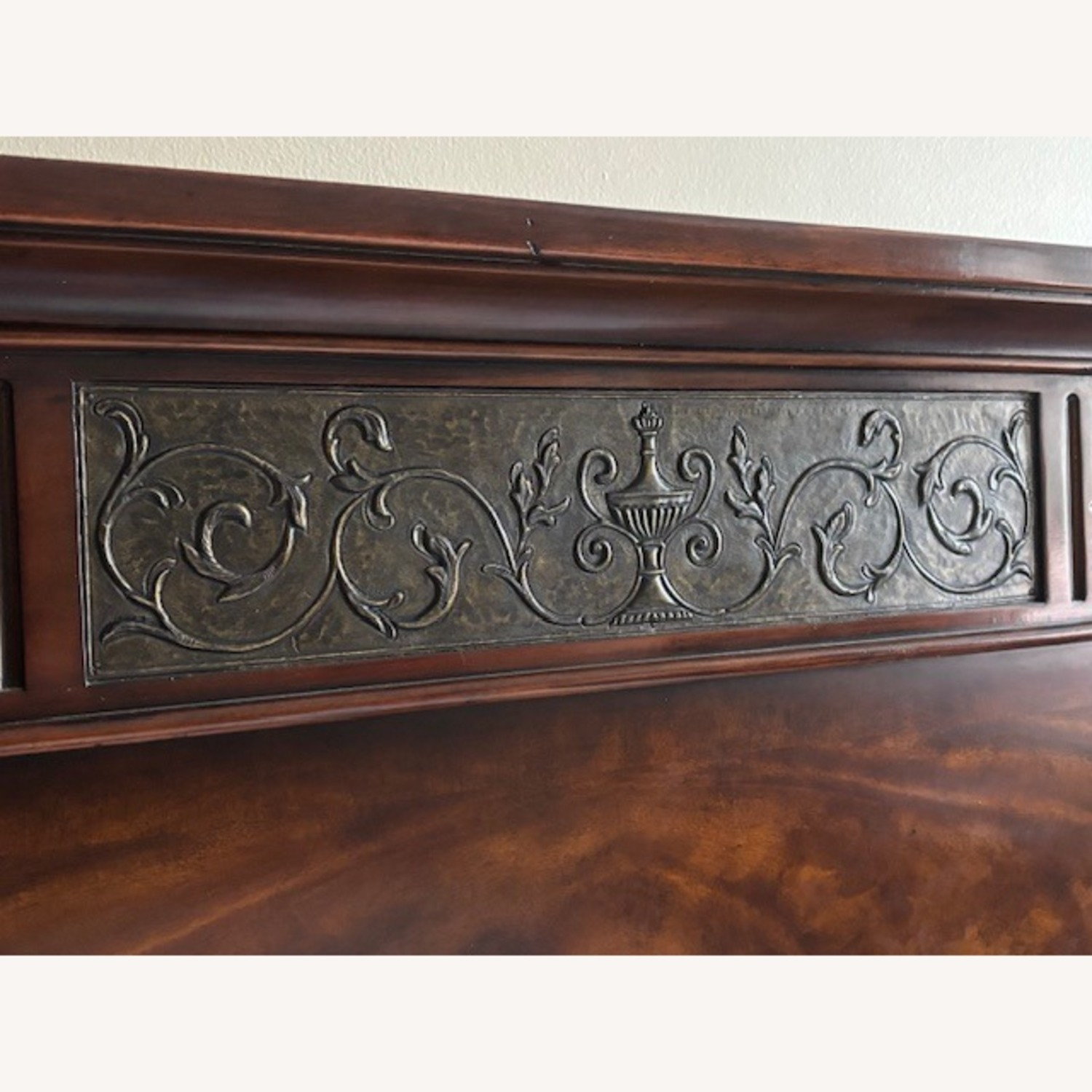 Theodore Alexander Dark Brown Wood Queen Bed - image-4