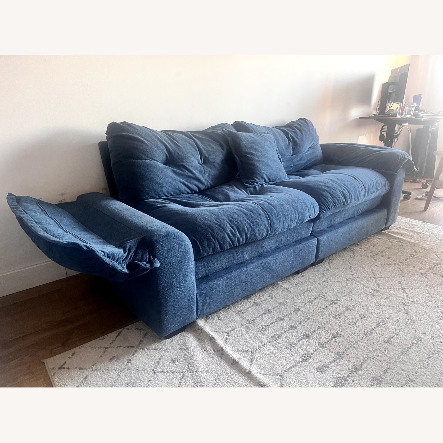 Wayfair Blue Loveseat - image-3