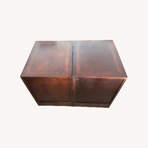 Used Wood Media Storage for sale on AptDeco