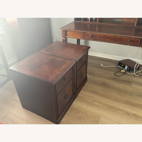 Used Wood Media Storage for sale on AptDeco