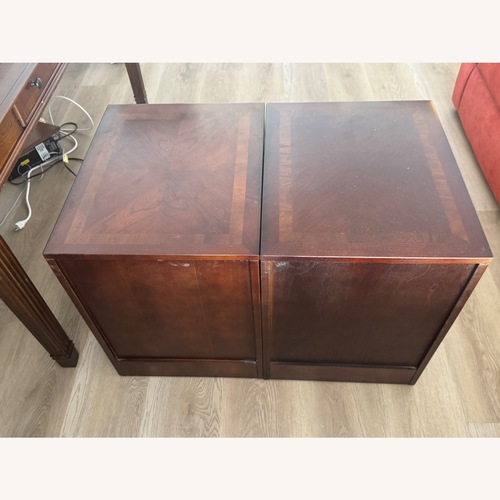 Used Wood Media Storage for sale on AptDeco