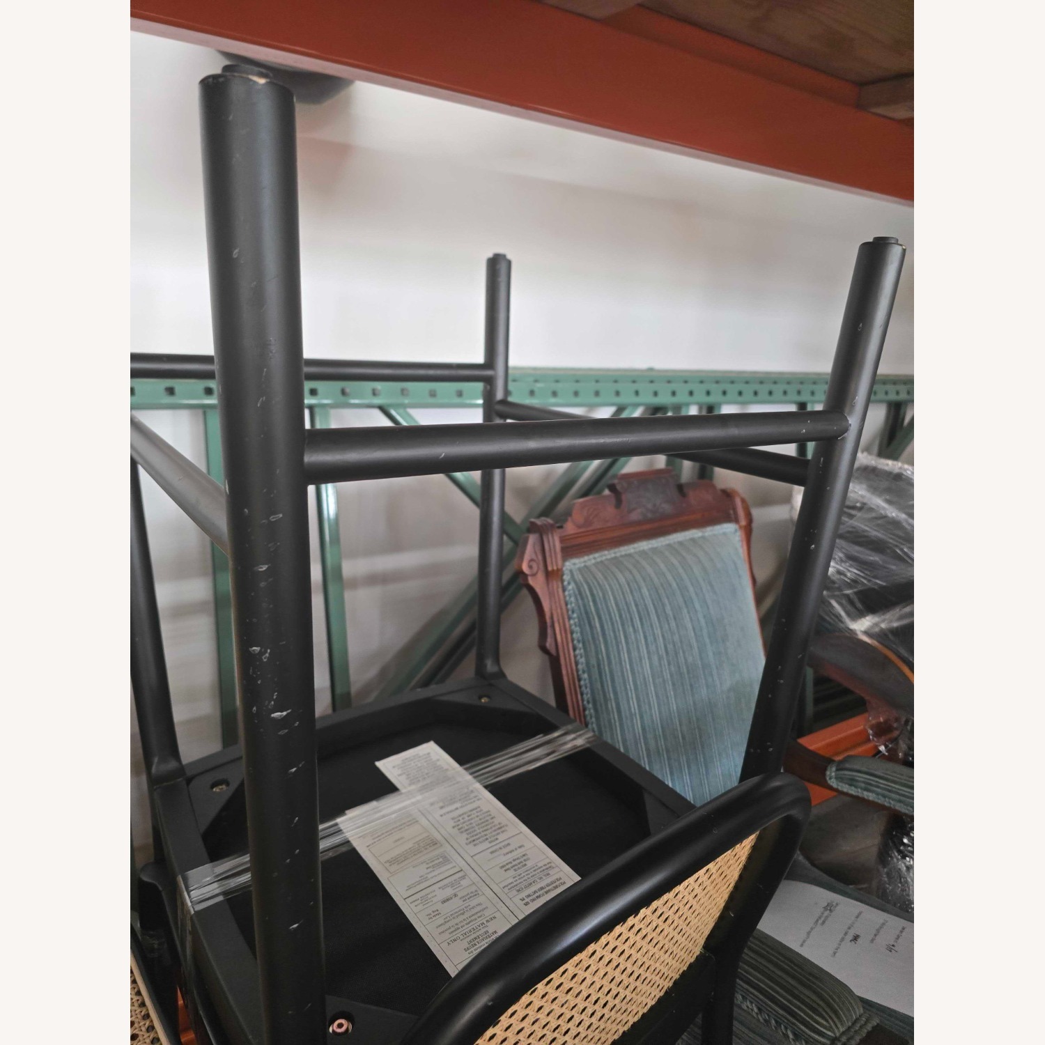 CB2 Nadia Black Rattan Stools - image-6